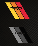 Toyota TRD Race Stripes Die Cut Decal