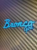 Bronco Girl Stickers (Pack of 4)