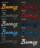 Bronco Girl Stickers (Pack of 4)