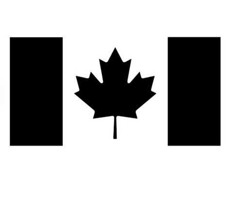 Canada Flag Die Cut Stickers